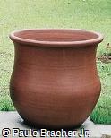 Vaso de argila vermelha