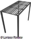 (OT.MA57) Pergolado moderno metálico (OT.MA57) Pergolado moderno metálico